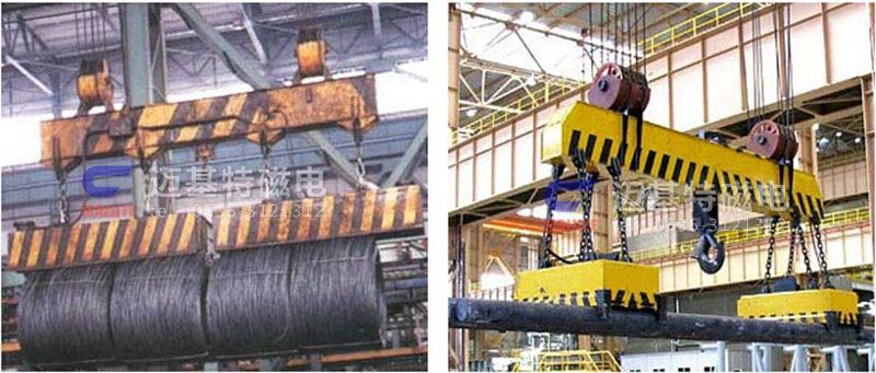 MW03系列吊運鋼坯、板坯用和翻轉板坯用起重電磁鐵